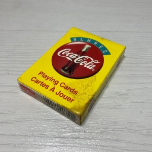 올드 빈티지 Coca-Cola 코카콜라 트럼프 포커 카드 소품 - 1994년 개봉