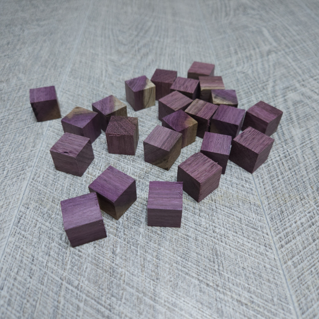 퍼플하트 묵주 염주 구슬깎기 깍두기 미니 큐브 19미리 10개 세트