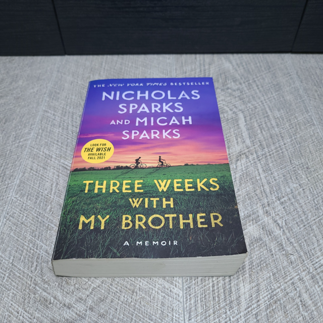 (영어원서/영문도서) Three Weeks with My Brother/ Nicholas Sparks